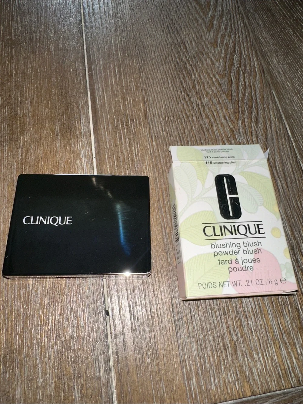 Clinique Blushing Blush Powder Blush 115 Smoldering Plum NWT .21 oz